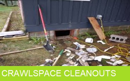 crawlspace cleanout delaware new castle de dover delaware newark delaware wilmington delaware dover delaware trash removal